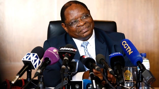 Deputy Chief Justice Raymond Zondo, head of an investigation commission into corruption allegations at the highest levels of the state. (Phill Magakoe, AFP)