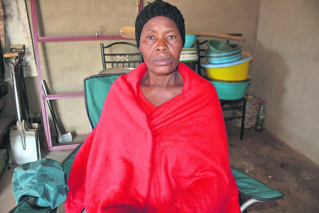 Thabile Msiza’s mum, Maria Mahlangu, is struggling to sleep after making the gruesome discovery. Photo byBongani Mthimunye