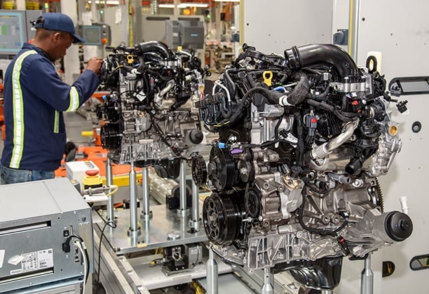 Ford Ranger Raptor engine production