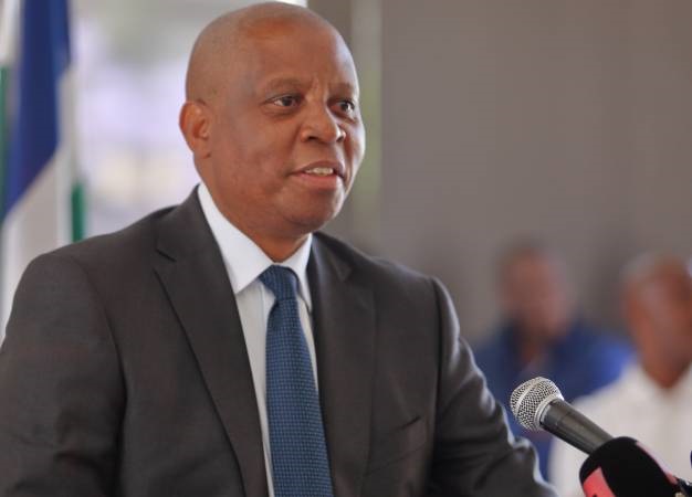 Herman Mashaba is seen during his resignation announcement at A-Level Auditorium, Council Chamber, Metro Centre in Johannesburg. (Papi Morake, Gallo Images)