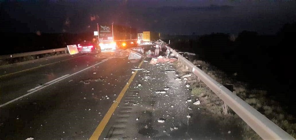 A fatal accident near Verkeerdevlei in which 13 people died