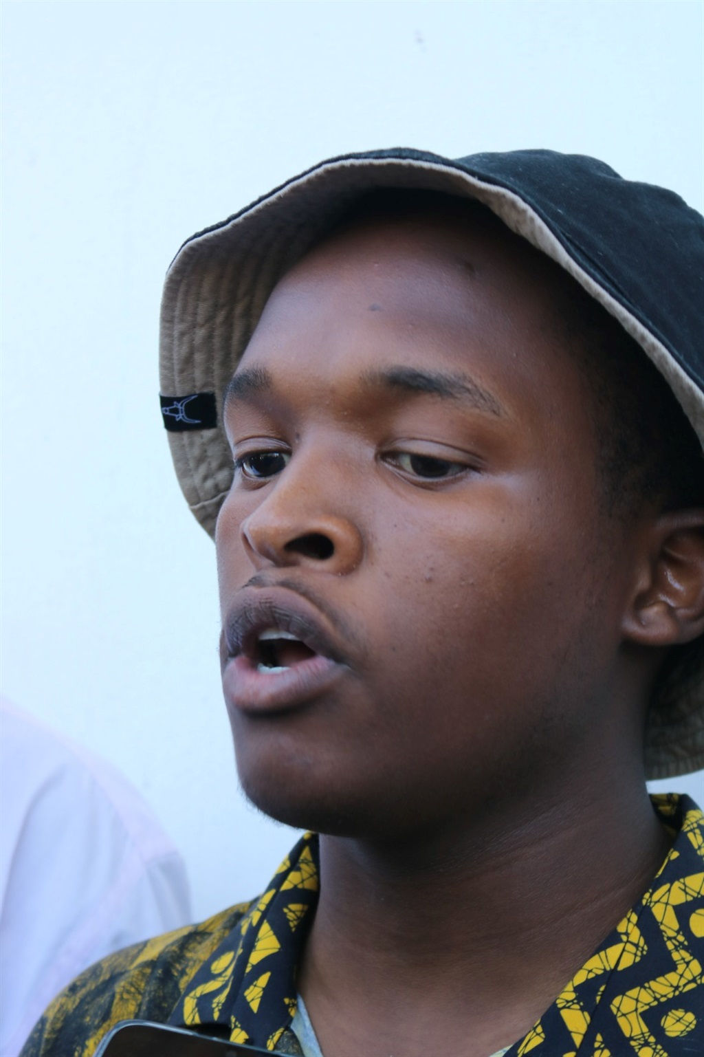 Ntsika Madondile also used the internet to broaden his understanding of the subjects. Photo by Lulekwa Mbadamane