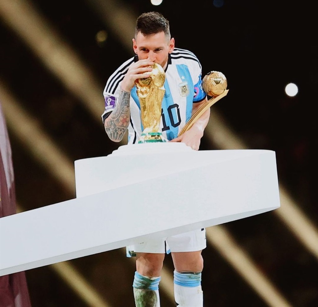 Argentine talisman and captain, Lionel Messi with 