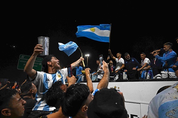 Argentina celebrate 2022 FIFA World Cup win