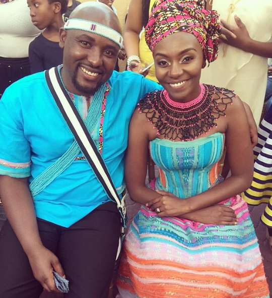 Newly weds Lebo and Zethu Mphahlele. Photo: Instagram 
