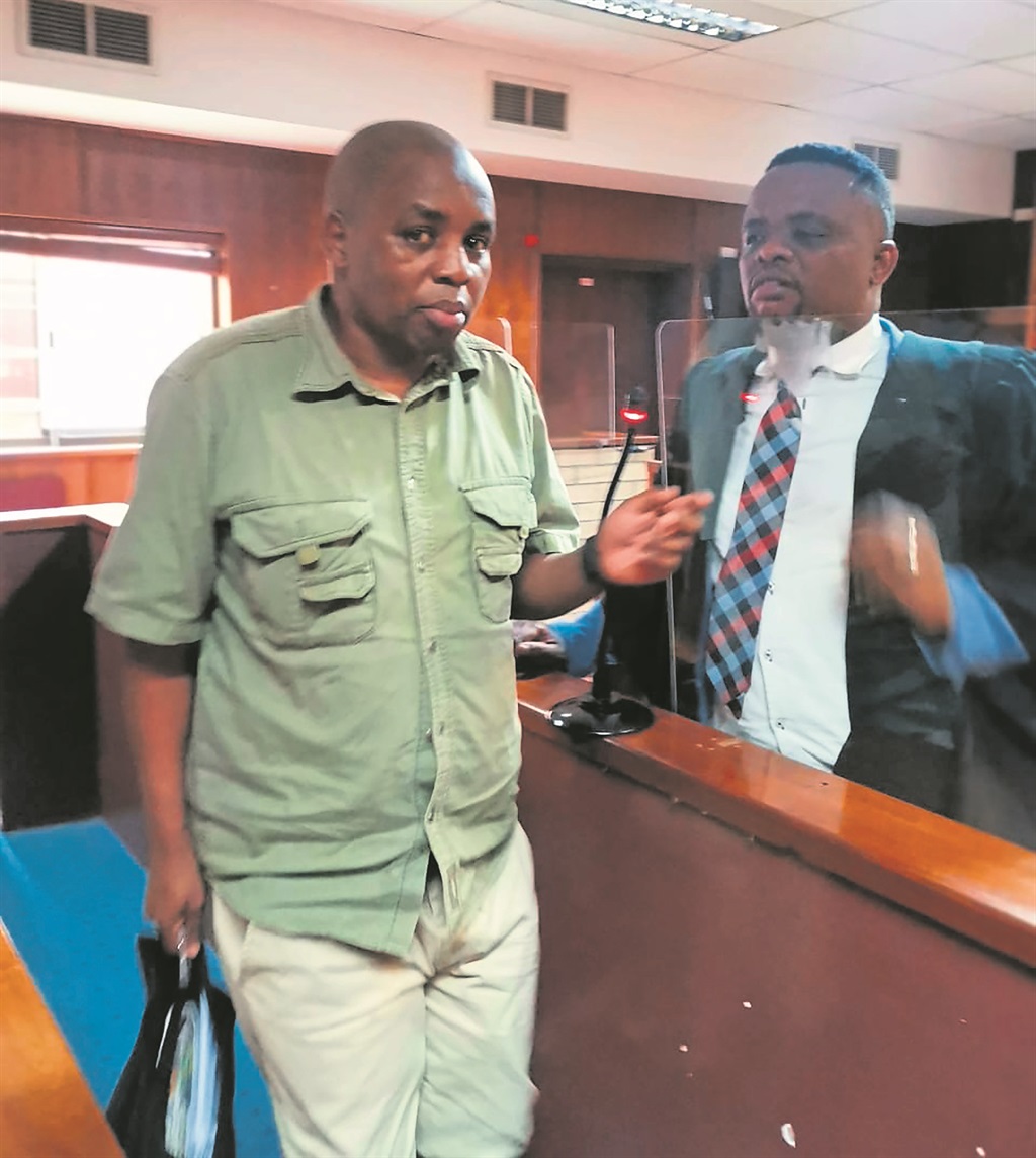 Investigating Officer, Colonel Thamsanqa Mkhaliphi has told the Nelspruit magistrate court that Philemon Lukhele knew Hillary Gardee. - Photo by Bulelwa Ginindza
