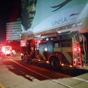 PICS: Fire breaks out at Unisa!