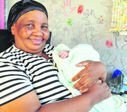 Gogo Dudu Mthembu says she will look after the child until the mum is found. Photo by     Christopher           Moagi