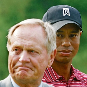 Jack Nicklaus and Tiger Woods (Getty Images)