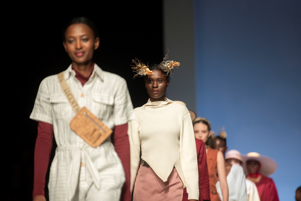 Winner of the new talent competition, House of Lucent, shows during the New Talent Search show at SA Fashion Week Autumn/Winter 2020 (Image by Gallo Images/Alet Pretorius)