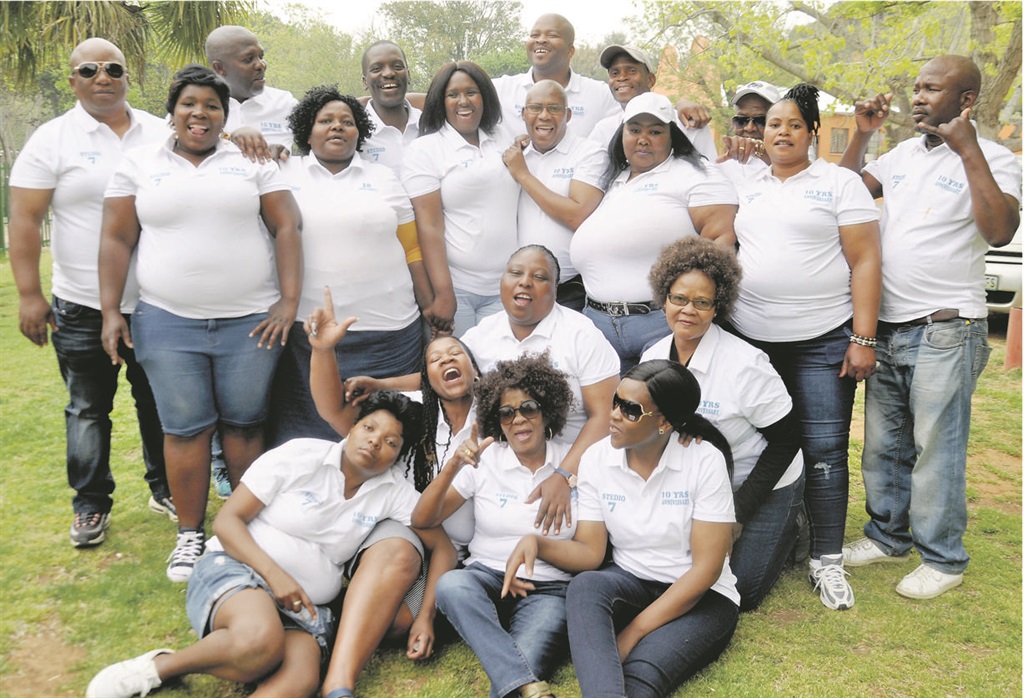 Members of Stedio 7 celebrated their 10-year anniversary in Bloemfontein last weekend.Photo by Kabelo Tlhabanelo