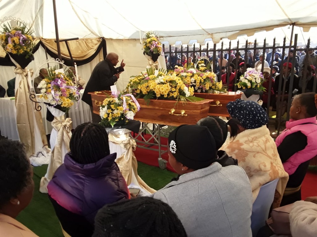 Minah Mazibuko and her mother were laid to rest at De Deur cemetery in the Vaal on Saturday 24, June. Photo by Tumelo Mofokeng 