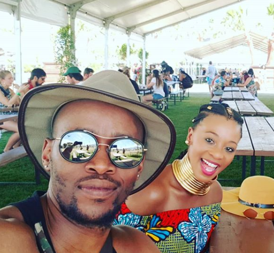 Tshepo and Salamina Mosese. Photo: Instagram 