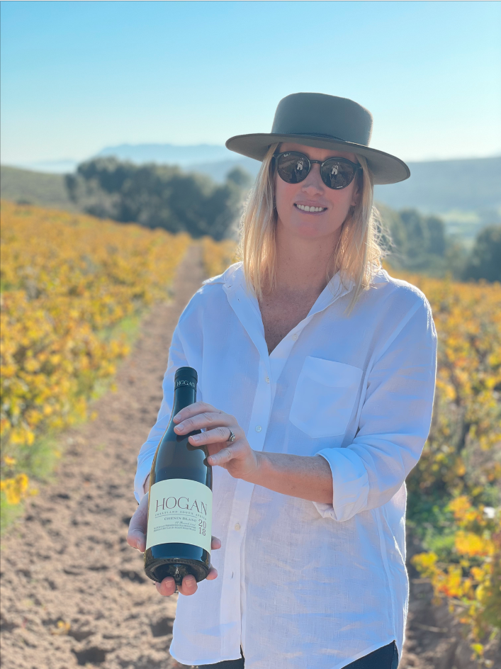 Jocelyn Hogan, winemaker of Hogan Wines in the vin