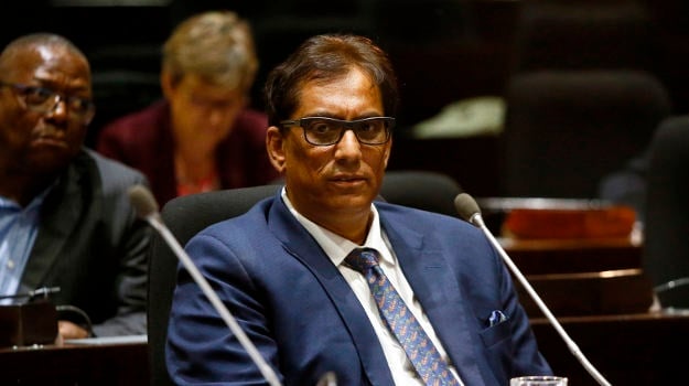 Iqbal Surve giving evidence during the Judicial Commission of Inquiry into the Public Investment Corporation on April 02, 2019.