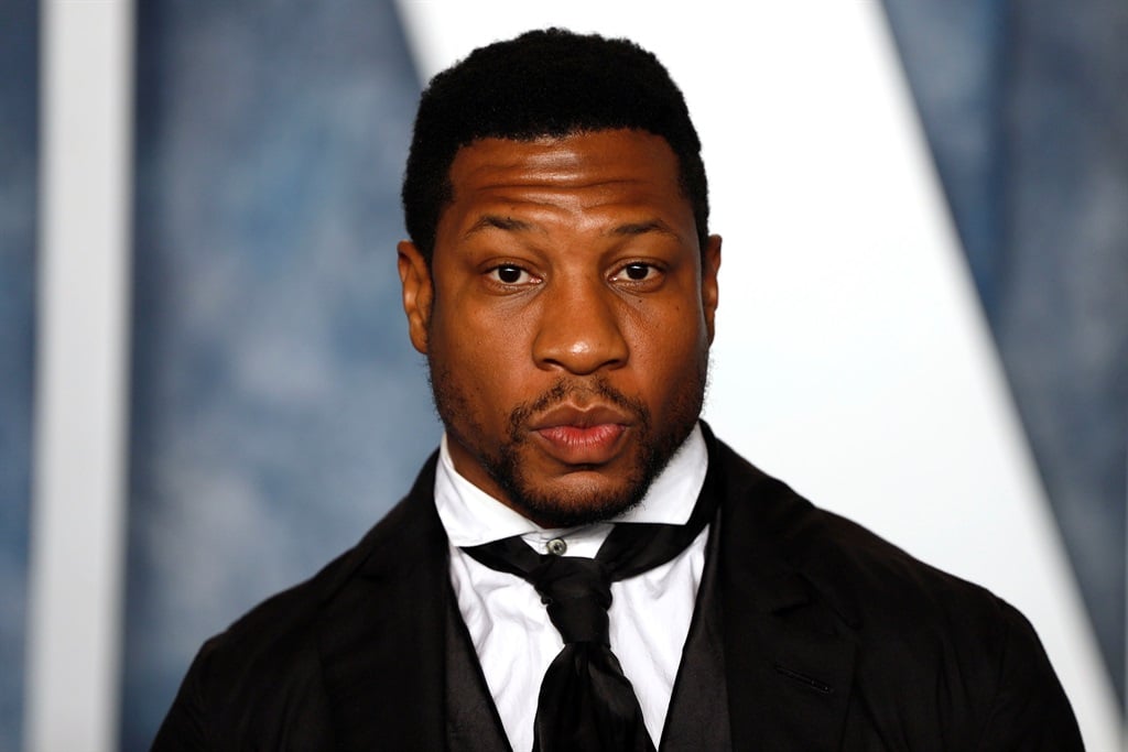 Jonathan Majors attends 2023 Vanity Fair Oscar After Party Arrivals at Wallis Annenberg Center for the Performing Arts on 12 March 2023 in Beverly Hills, California. (Robert Smith/Patrick McMullan via Getty Images)