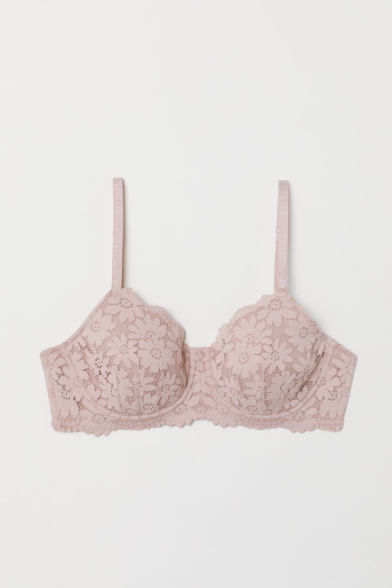 Nude pink bra. Source: H&M