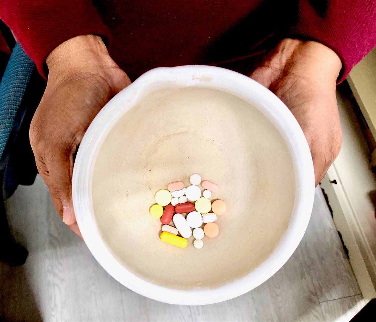 Some tuberculosis patients in South Africa are still required to take their pills in front of a healthcare worker or family member. Picture: Kathryn Cleary