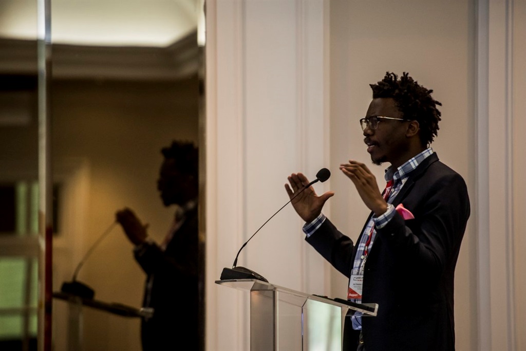 Advocate Thembeka Ngcukaitobi at the Land Indaba hosted by City Press and Rapport. Picture: Deon Raath
