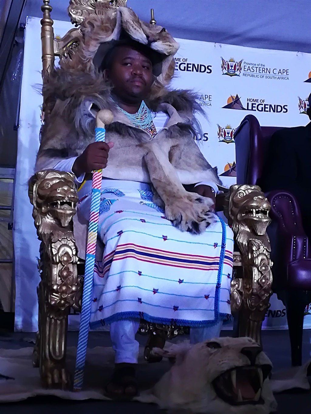 AmaMpondo aseNyandeni King Mangaliso Ndlovuyezwe Ndamase was crowned at Nyandeni Great Place in Libode. Picture: Lubabalo Ngcukana/City Press