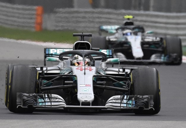 Mercedes AMG Petronas Formula One racing car