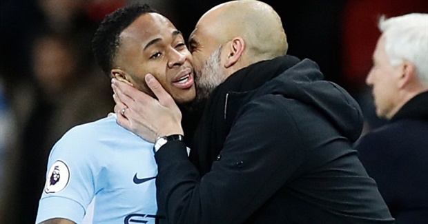 75' Man City make their second change as Sterling is replaced by Sane.<br />