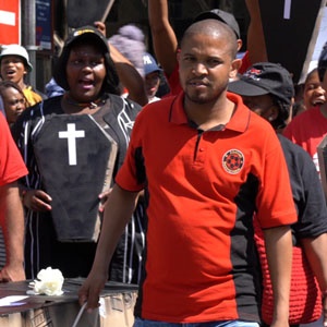 Abahlali Basemjondolo protest in Cape Town