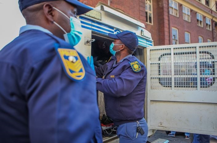 Members of the South African Police Service.
Sharon Seretlo, Gallo Images