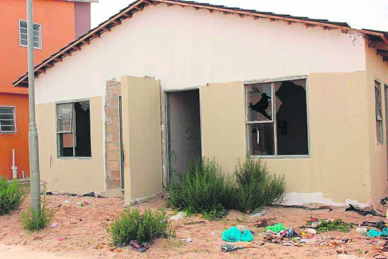 One of many vandalised houses across the province. PHOTO: supplied 