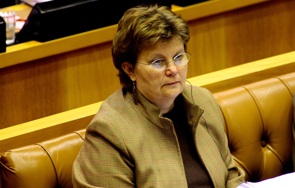 Former Public Enterprises Minister Barbara Hogan at President Jacob Zuma’s first state of the nation address in Parliament. Picture: Dudu Zitha
