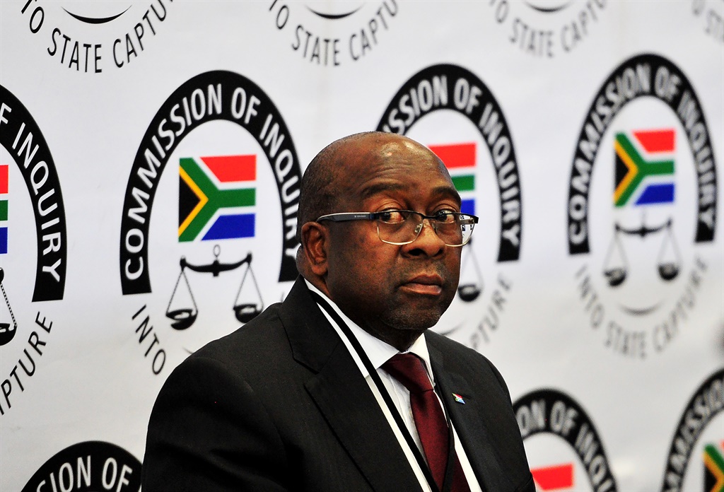 Former finance minister Nhlanhla Nene at the state capture commission. This was where it all started to go downhill for him. Picture: Tebogo Letsie 