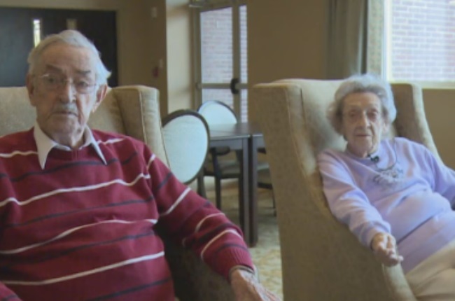 Evelyn and Roy celebrate 73 years of marriage. (Screenshot via WKYT)