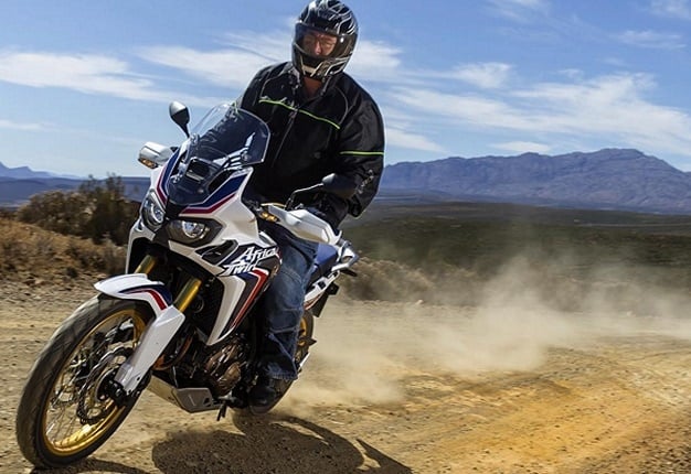 <b>SERIOUS FUN:</b> Wheels24 motorcycle expert, Dries van der Walt, says the the new Honda CRF1000L AfricaTwin is a worthy successor to the iconic original adventure bike. <i>Image: Wheels24/ Dries van der Walt</i> 