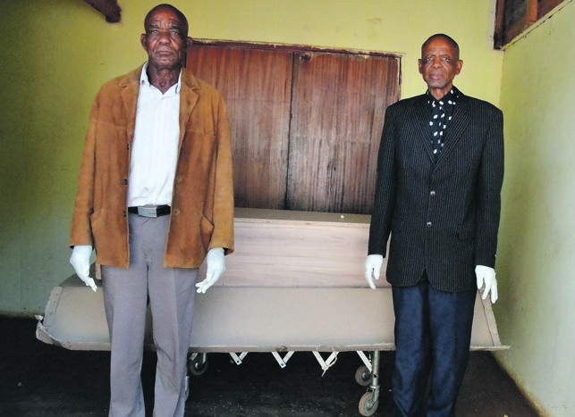The body of Keneilwe Koma has been in a coffin in Dikgang and Johannes Ratshosa’ funeral parlour for nine months.Photo by Kamogelo Senna