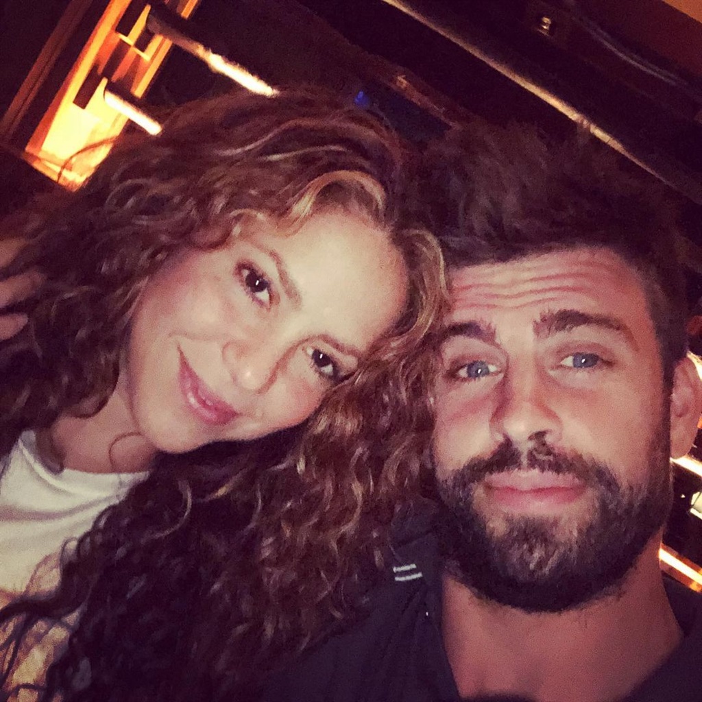 Old pictures of Gerard Pique and Shakira.