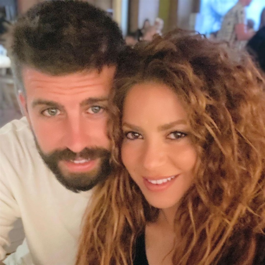 Old pictures of Gerard Pique and Shakira.