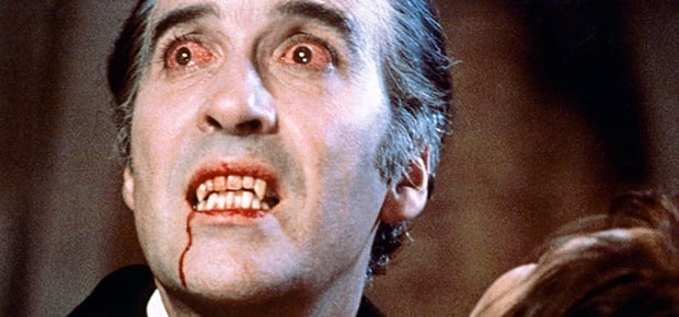 Christopher Lee in the 1958 film Dracula. (Getty Images)