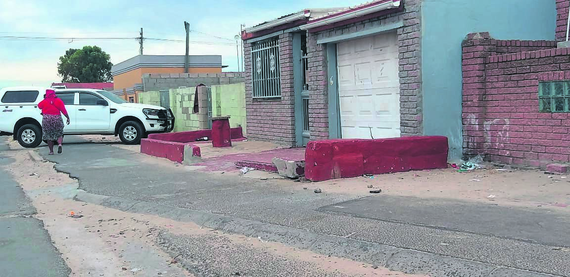 One of the victims was found dead on the street after the shooting in Gugulethu.  Photos by Lulekwa Mbadamane 