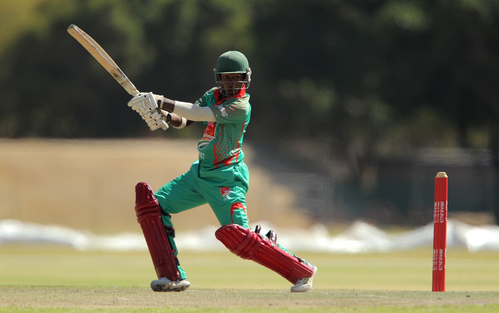 Sinethemba Qeshile's first-class record before this weekends game was 258 runs from four games at an average of 51.60. Picture: Petri Oeschger/Gallo Images