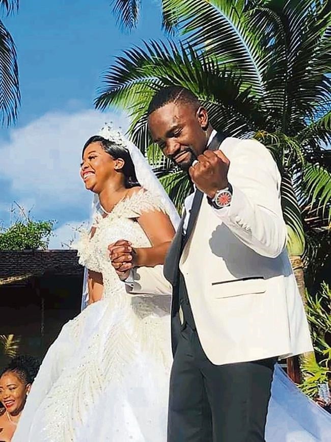 CHABALALA may be facing the law, but it hasn’t stopped him from tying the knot! 