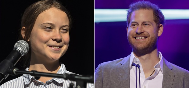 Greta Thunberg and Prince Harry (Photo: Getty Images)