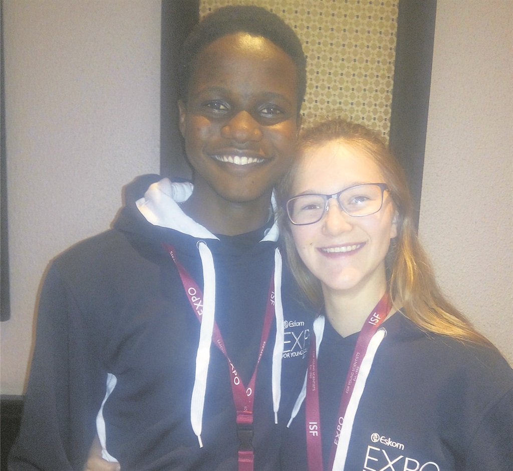 Samukelo Sibeko and Daniella Isele said they learnt a much higher level of science that will help them in their final science exam.      Photo by          Kopano     Monaheng