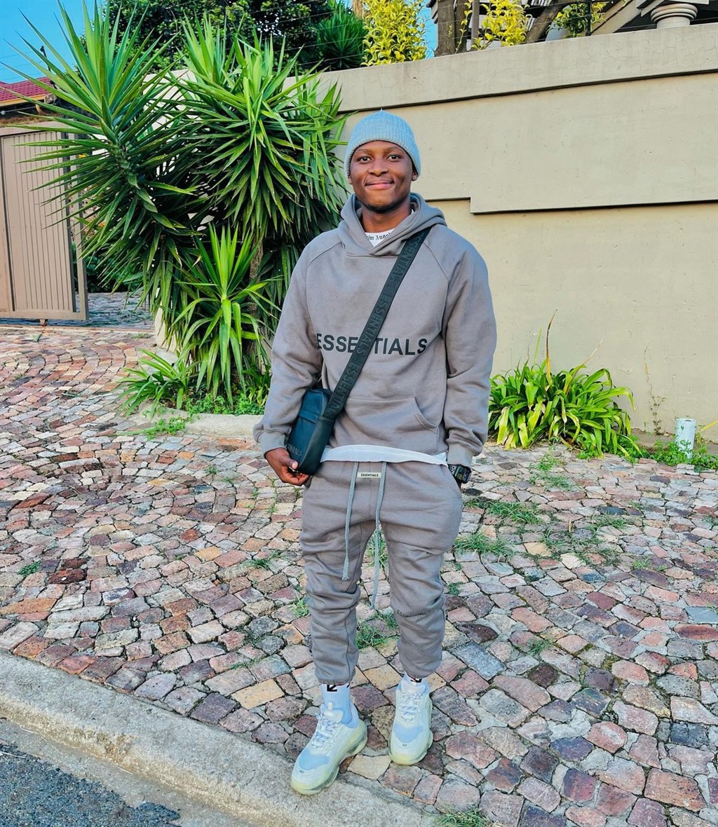 Orlando Pirates' stylish defender channels Kanye West and Fear of God Essentials founder Jerry Lorenzo with his latest outfit.