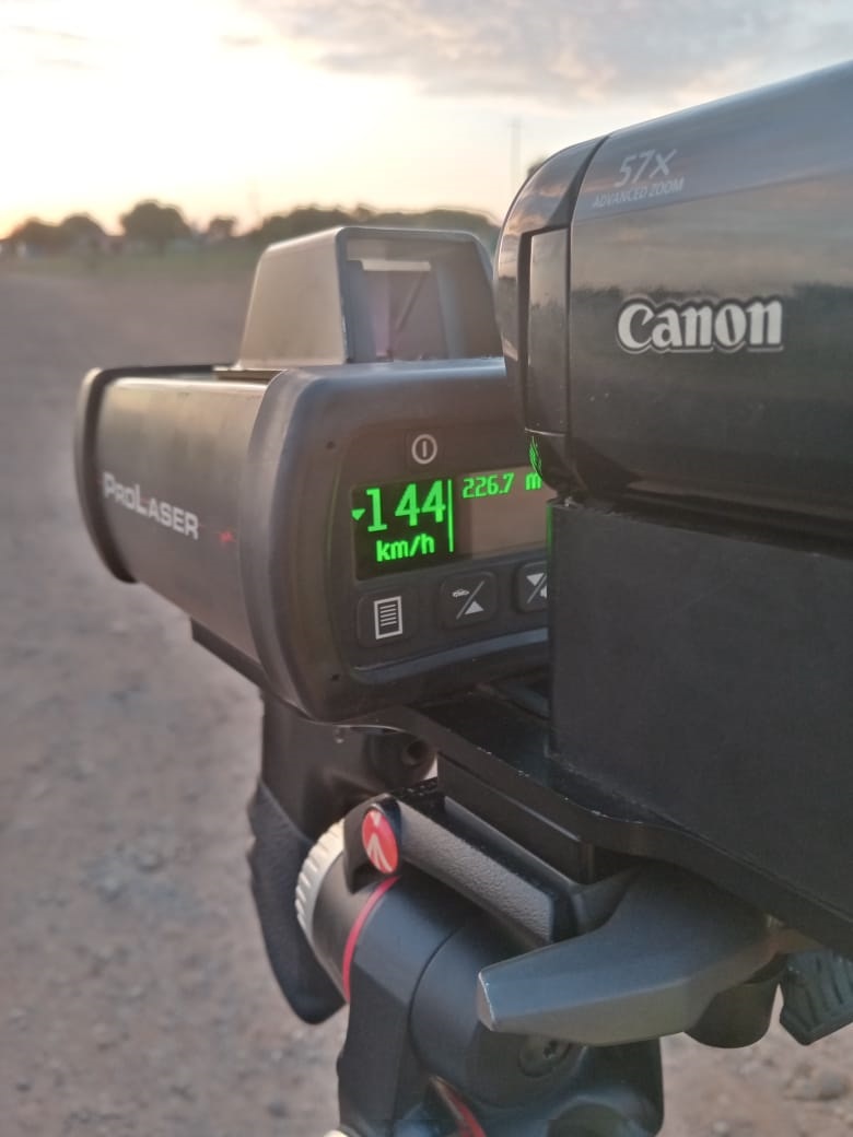 A picture of the camera that caught the speeding official. Photo: Supplied