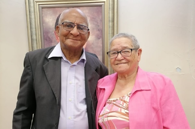 Alec and Daphne de Kock recently celebrated their 60th wedding anniversary. (PHOTO: Supplied) 