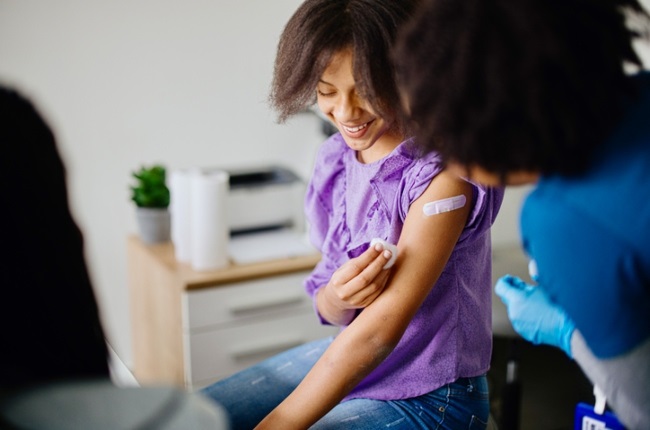 A teen gets the HPV jab. If you were never vaccinated, you can develop symptoms years after you have sex with someone who is infected, making it hard to know when you first became infected.