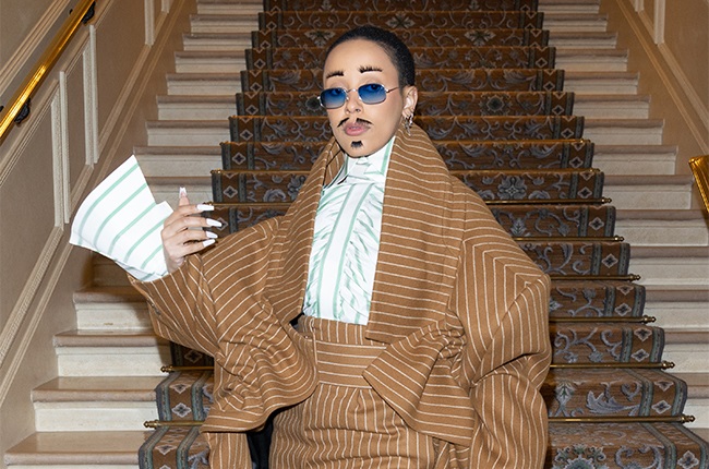 Doja Cat attends the Viktor & Rolf Haute Couture Spring Summer 2023 show as part of Paris Fashion Week on January 25, 2023 in Paris, France.