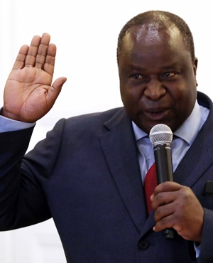 Tito Mboweni is sworn in as new Finance Minister earlier this month. (Photo: Gallo Images / Sowetan / Esa Alexander)