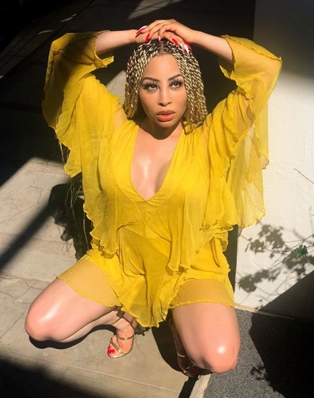 The picture of Khanyi Mbau that started it all.
Photo: Instagram