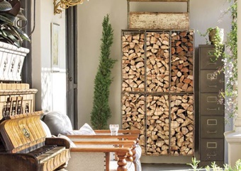 Fresh ideas for firewood storage